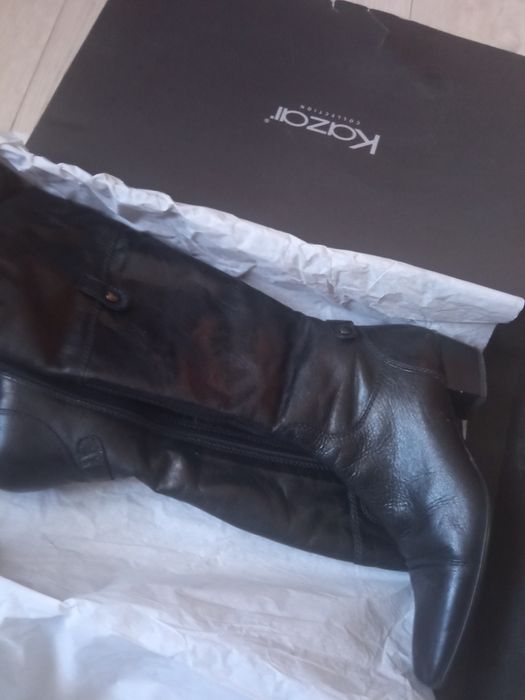 39 Kozaki Kazar wysokie skóra.