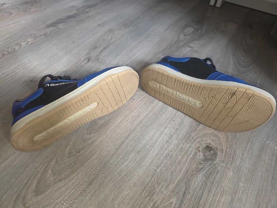 Buty barefoot sneakers Wave - Black & Blue Barebarics czarne niebieskie rozm. 37