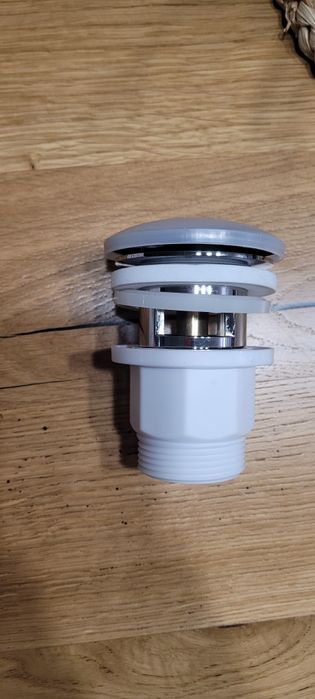 Korek do umywalki klik kłak czarny matowy nowy