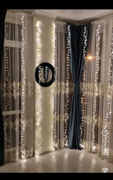 Штора «Хвойна лапа» Мішура 700 led  3*2 метри від мережі