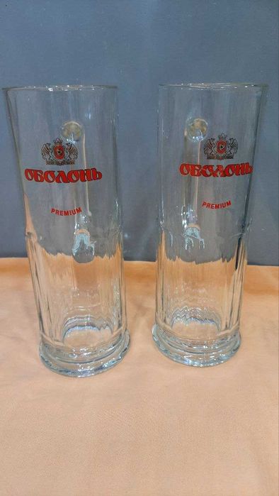 Пивні келихи бокали  Оболонь 0,5л