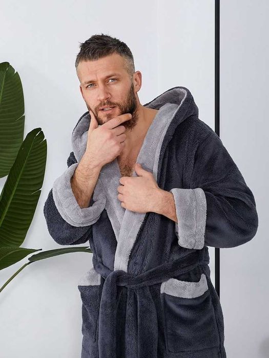 Чоловічий халат махровий