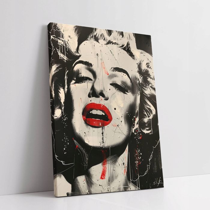 Obraz na płótnie Marilyn Monroe 90x120 cm – Pop Art w Twoim Wnętrzu