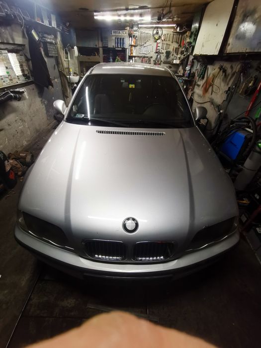 BMW E46 przedlift sedan touring  maska pokrywa silnika titansilber