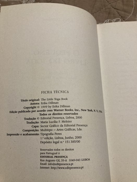 O Pequeno Livro do Ioga