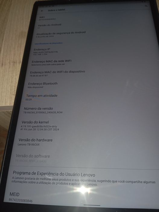 Vendo Tablet Lenovo K10