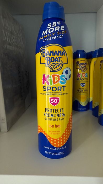 Olejek do opalania Banana Boat dla dzieci Spf 50 z USA -duża pojemność