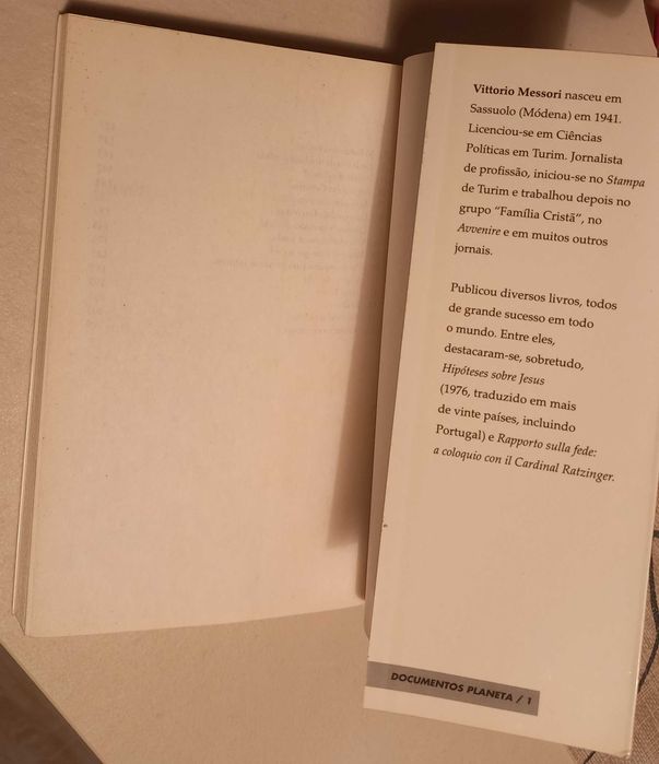 Livro João Paulo II Atravessar o Limiar da Esperança