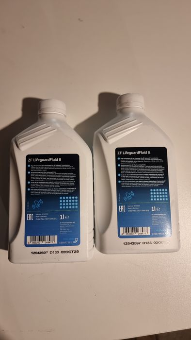 ZF Lifeguard Fluid 8 
ZF Lifeguard Fluid 8
HighPerformanceOilfor Passe