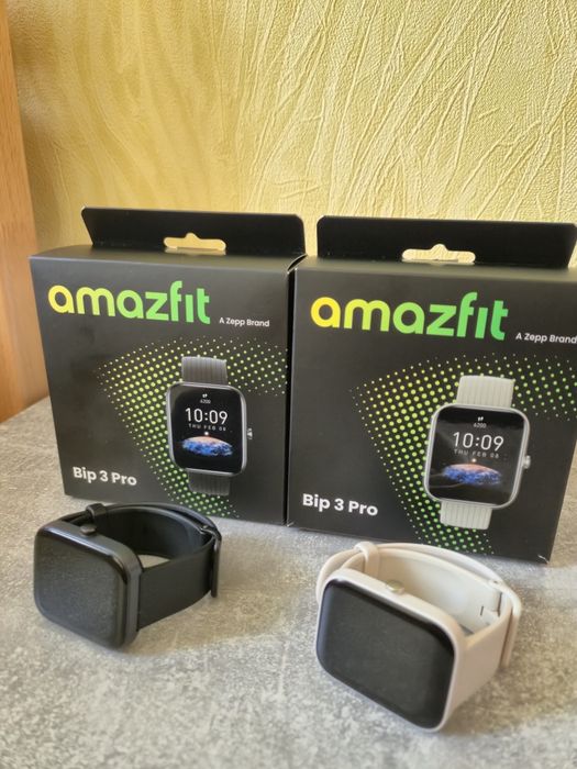 Смарт-годинник Amazfit Bip 3 Pro (рожевий + чорний на відновлення)