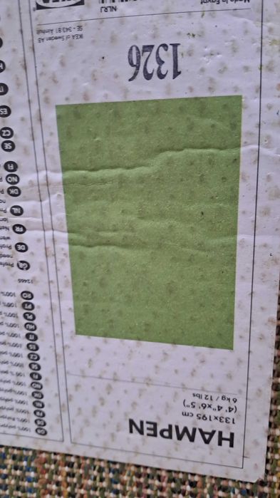 2 Tapete IKEA HAMPEN verde