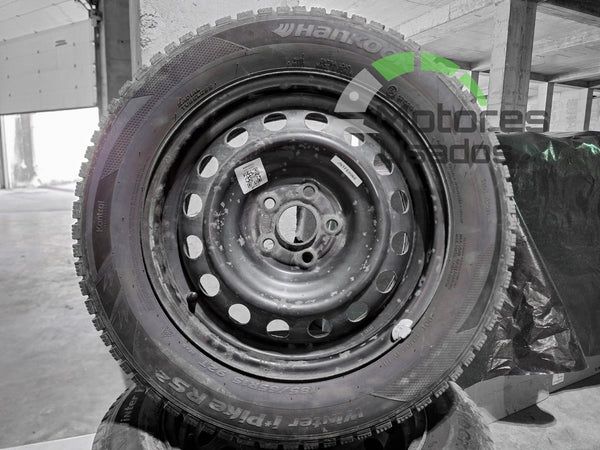 4 Jantes de Ferro 15 c/pneus 185/65 5x100