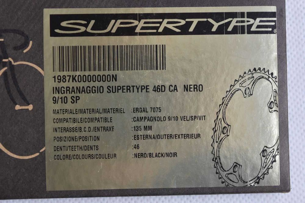 NOWY blat, tarcza, zębatka MICHE supertype ! bcd 135 ! 46z ! 9/10s !
