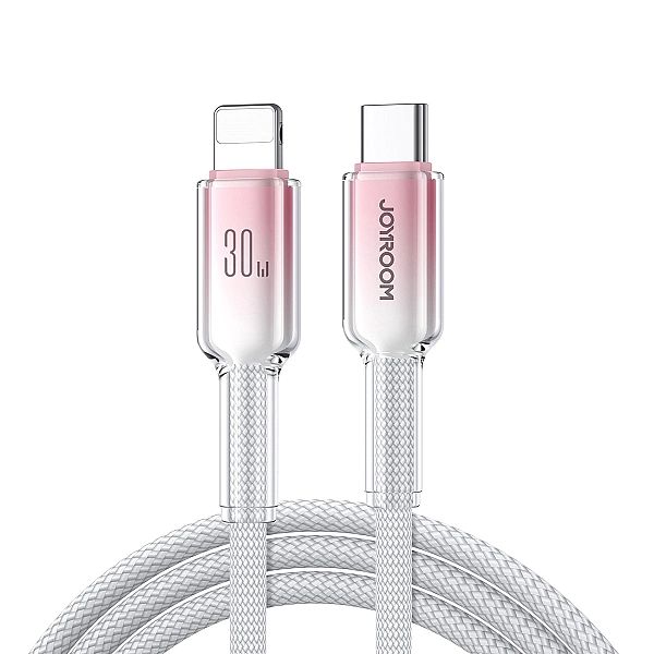 Kabel Joyroom S-A42 Crystal-Clear Series 30W USB-C - Lightning 1,2m -