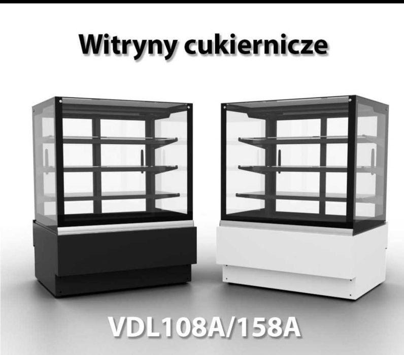 NOWA "od ręki" 153cm lada JUKA cukiernicza chłodnicza witryna DOSTAWA