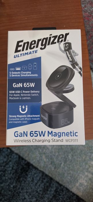 Energizer Ultimate GaN 65W Magnetic Wireless Charging Stand