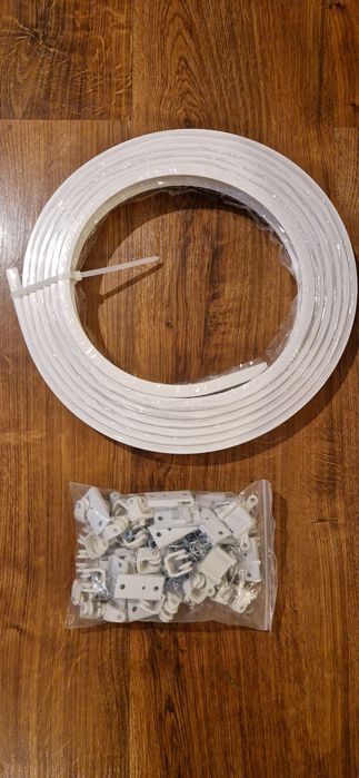 Elastyczny karnisz do firan, szyna giętka