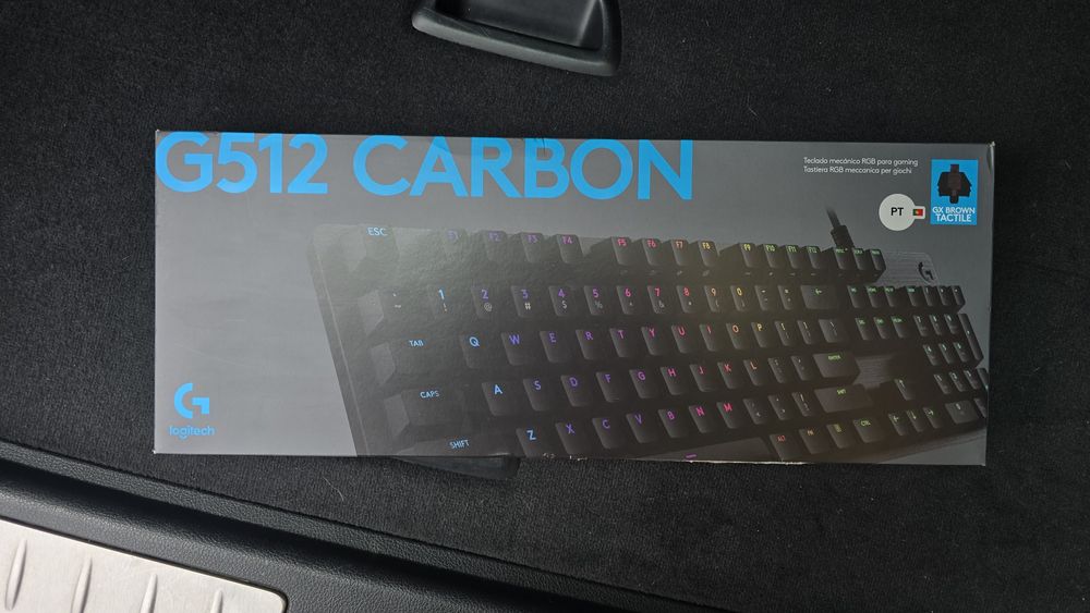 Teclado Gaming Mecânico Logitech G512 Carbon RGB (PT)