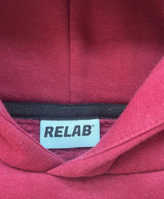 Bordowa bluza RELAB