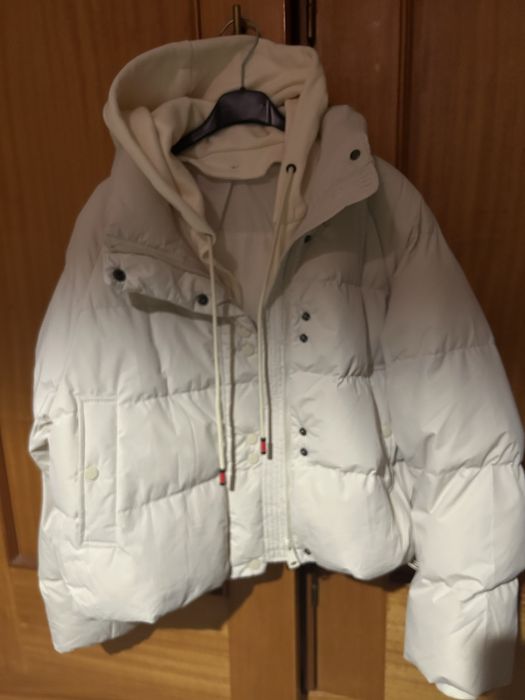 Casaco tamanho unico creme oversized