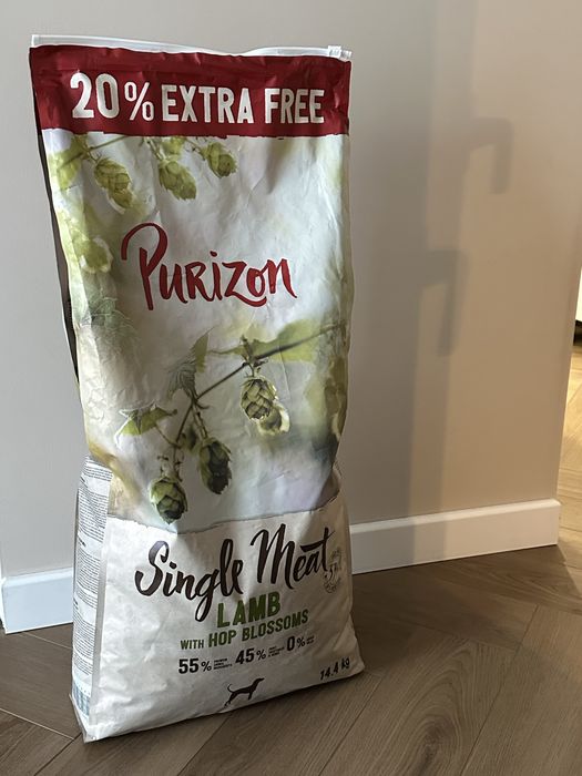 Karma dla psa Purizon Single Meat jagnięcina z kwiatami chmielu 9,9 kg