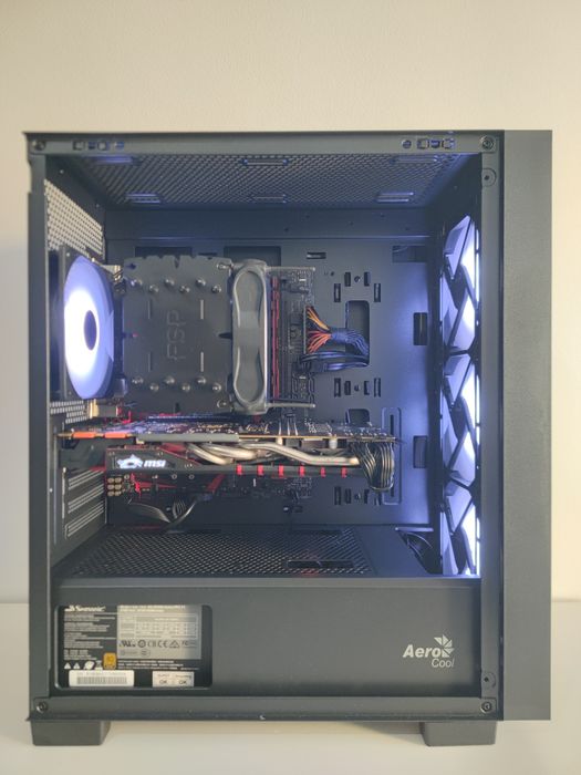 Desktop Gaming i7 16GB RAM GTX 980 Caixa Vidro Temperado e FANs ARGB