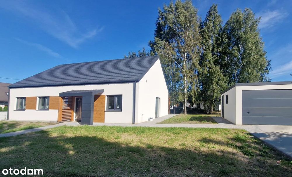 Ostatni dom z garażem, 150m2, taras, pergola, gładzie