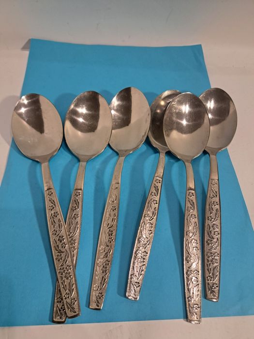 Ложки, набор , ссср, Зиш, нержавейка, сталь, новые
