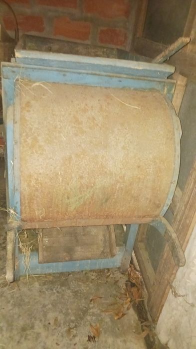 Limpadores de cereais a funcionar