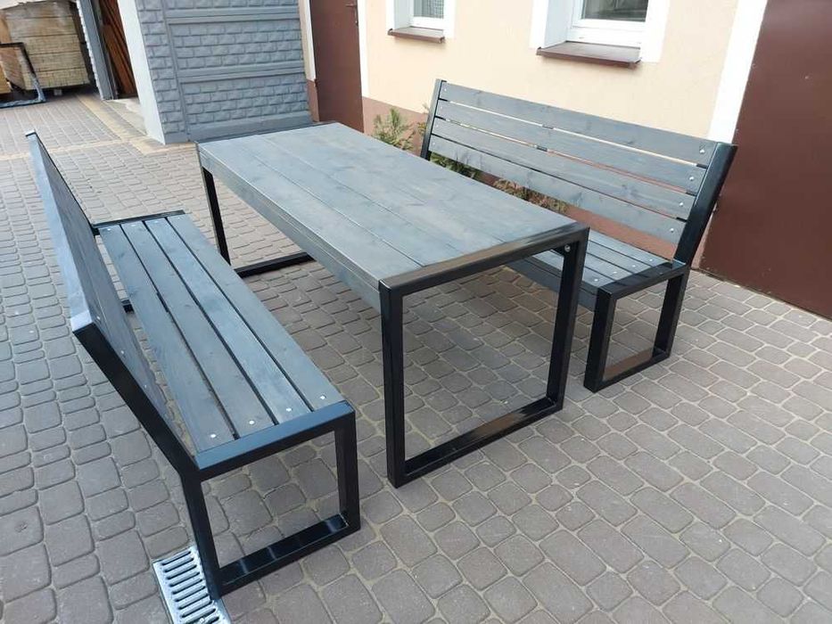 Stół dwie ławki LOFT wysyłka