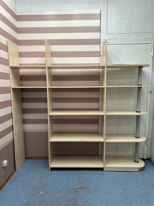 Шафа-стелаж з полицями на три секції Ш.Г.В.2200х350х2080мм м.Шулявська