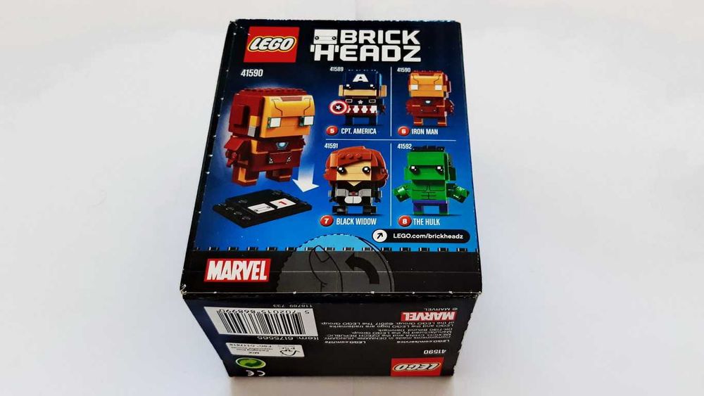 LEGO BrickHeadz Marvel Civil War 41590 Iron Man selado