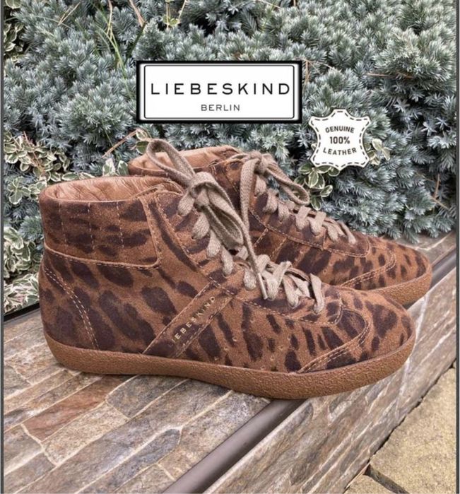 Liebeskind Berlin шкіряні жіночі кросівки хайтопи кеди натуральна шкір