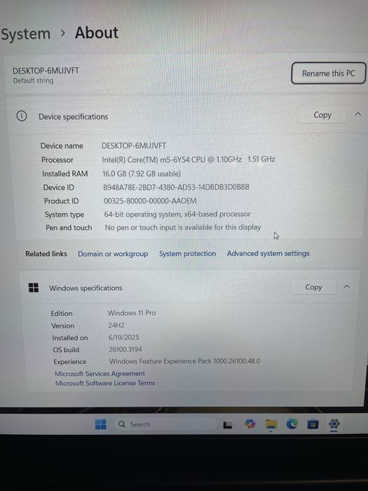 Laptop Xiaman 512gb ssd 8gb Ram