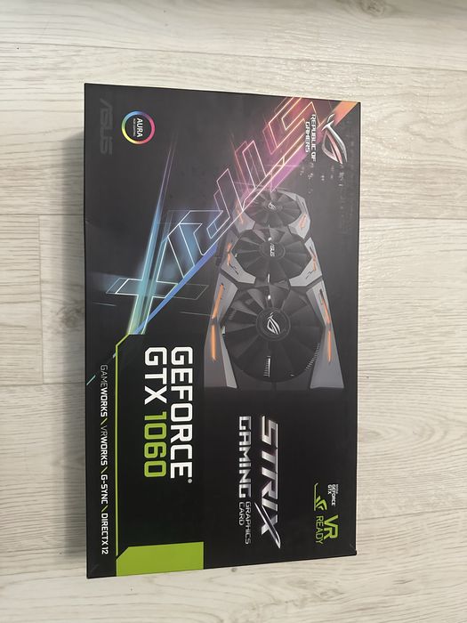 Відеокарта Nvidia GTX 1060 6GB Asus ROG Strix