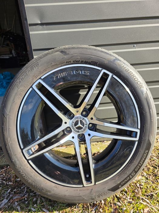 (Alu) Oryginalne Koła 19" AMG Mercedes Klasa E W214 (2024) + Opony Hankook MO 245/45 R19