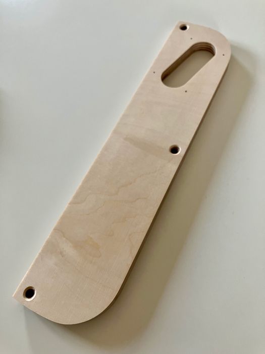 Thorens TD 124 apoio braço em bétula corte SME