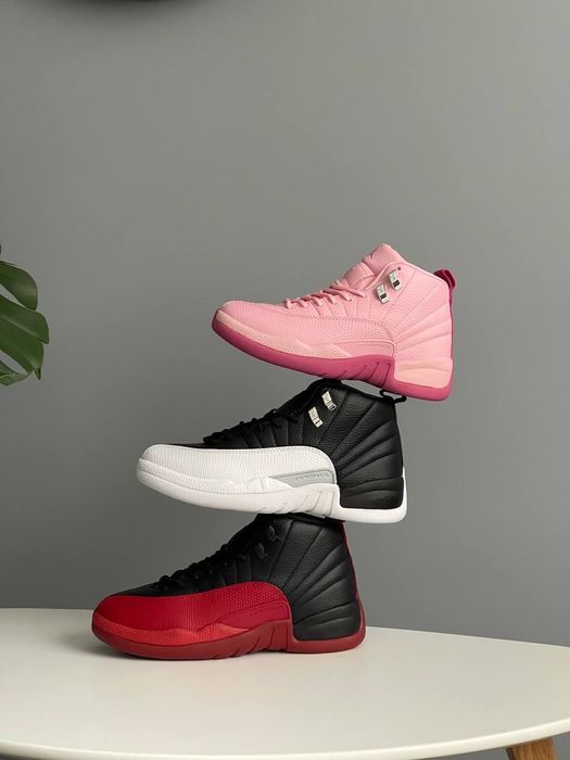 Кросівки Air Jordan 12 Retro Flu Game/Playoffs Black/Whitе