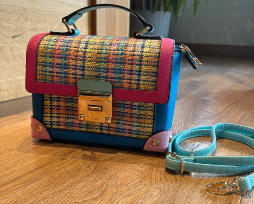Torebka Aldo kuferek kolorowy