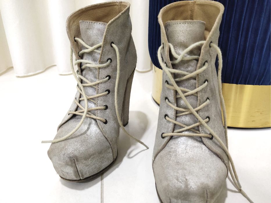 Sapatos salto alto - prateado