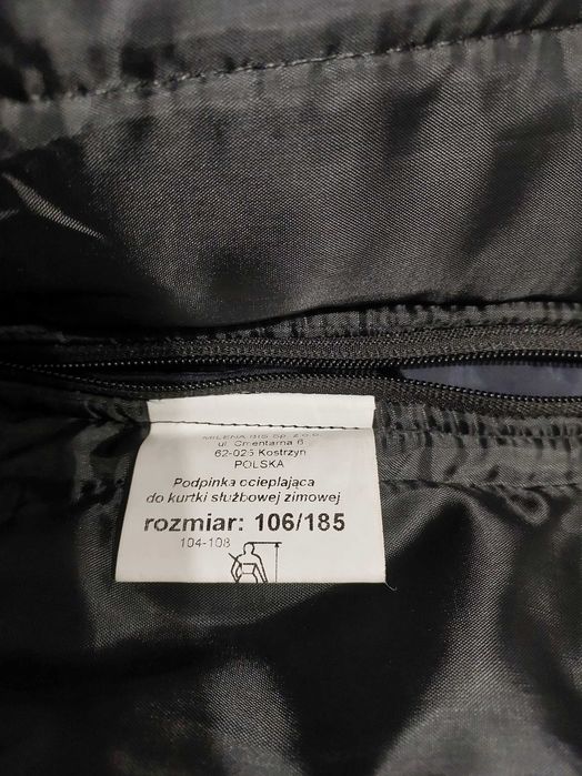 Kurtka służbowa Policja zimowa 106/185