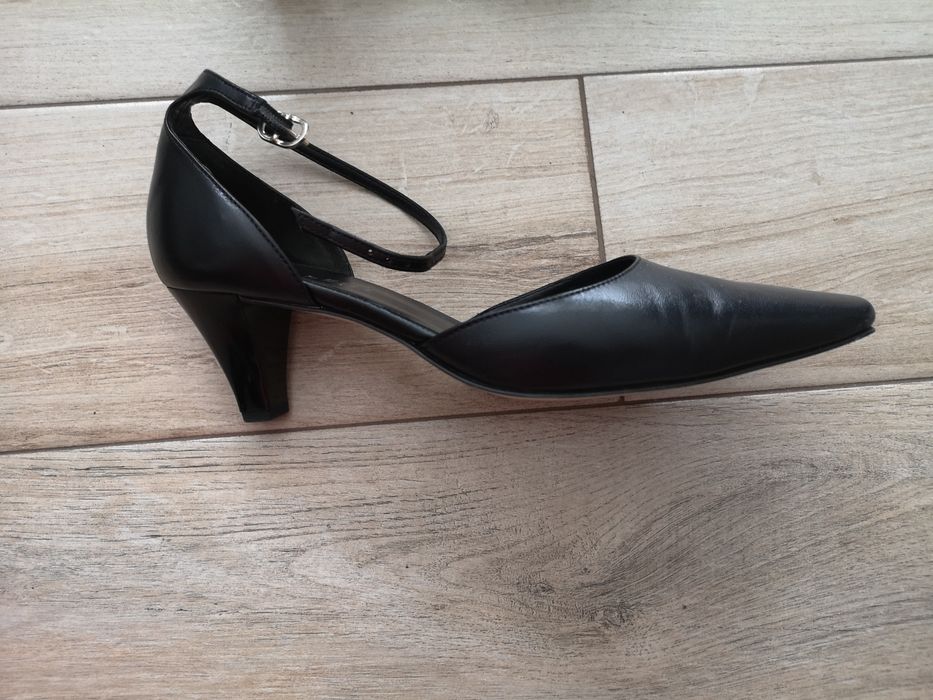 Buty skórzane damskie