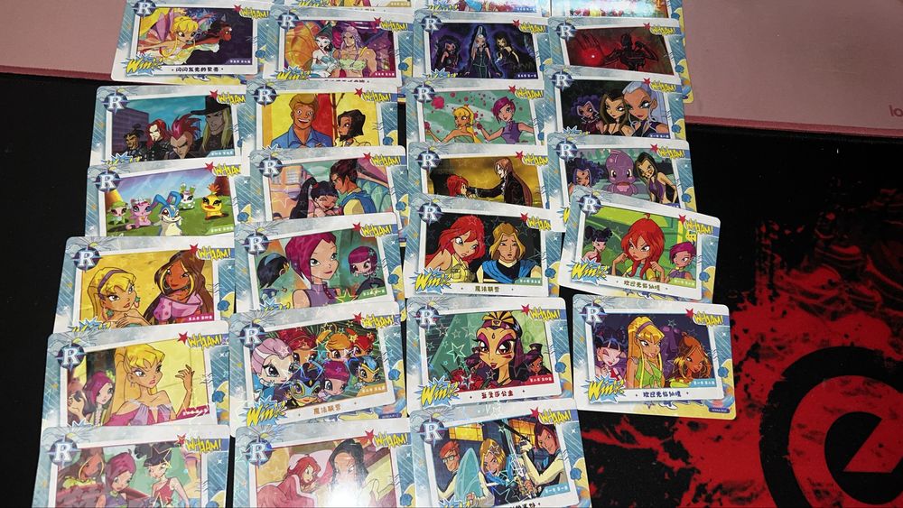 Колекція карток Winx з 58 шт офіційних