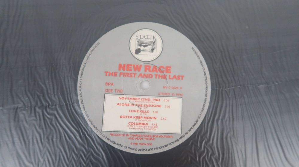 New Race ‎– The First And The Last - Disco Vinil LP