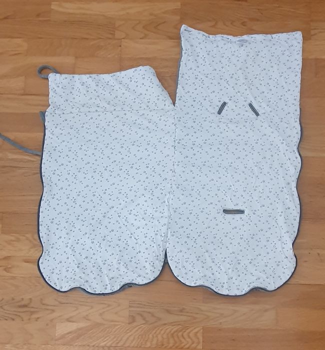 Ninho/cobertor para bebe em algodão cinza  La Redoute