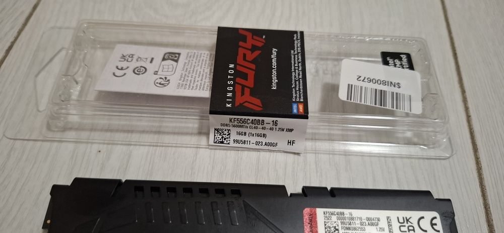 Ddr5-5600 16gb Kingston fury нова!!!