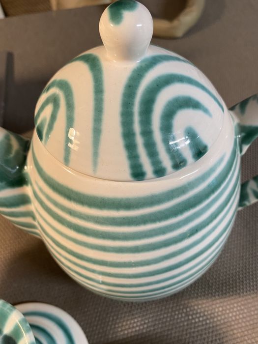 Czajnik gratis świecznik+podgrzewacz G Mundner Austria Porcelana