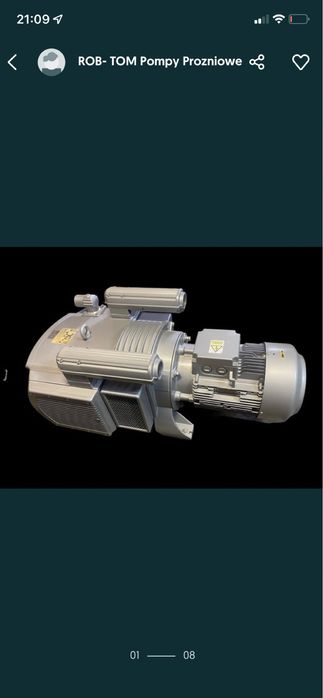 Pompa prozniowa Becker VTLF 250 sucha łopatkowa2012 gwarancja ROB-TOM