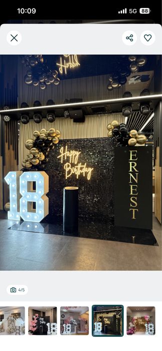 Cyfry led 18 wysokość 120cm