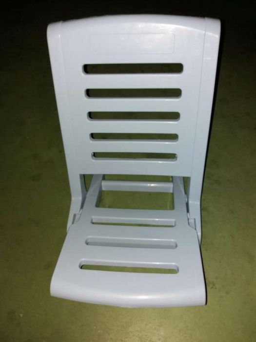 Cadeiras praia zsul e laranja